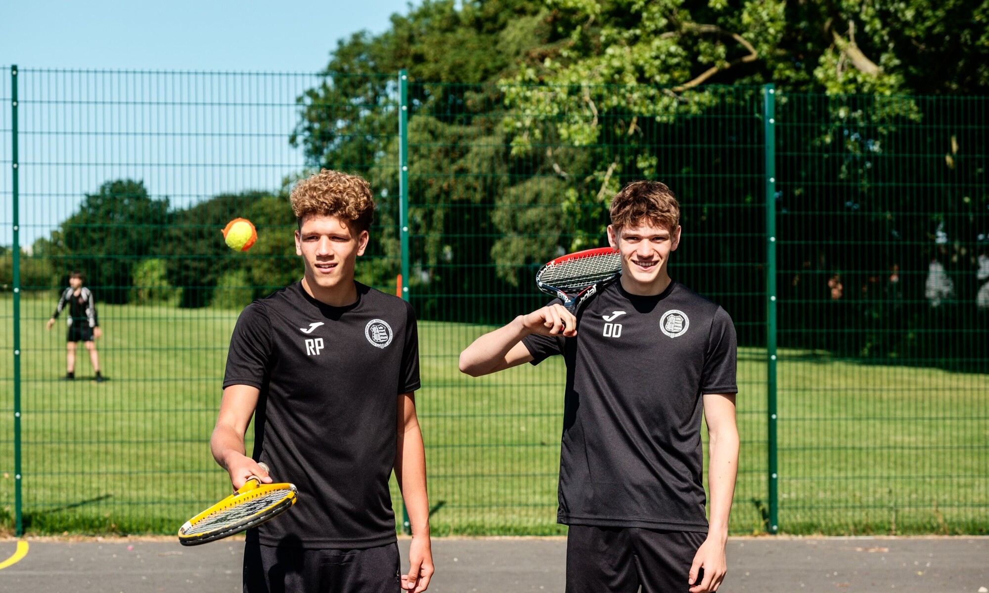Beverley Grammar School pupils playing tennis